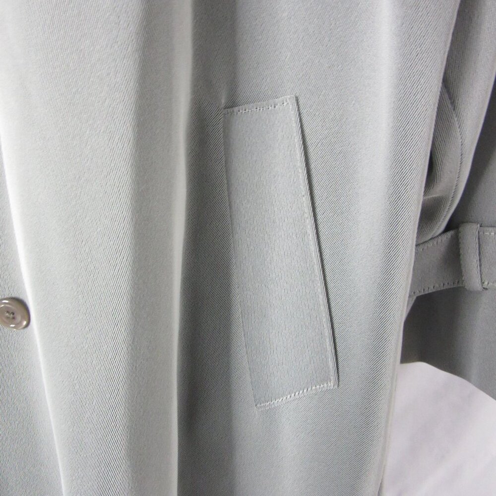 Utex Design Trench Coat Woman's Button Up Pockets… - image 5